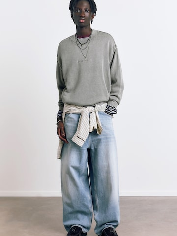 Pull-over 'STWD' Pull&Bear en gris