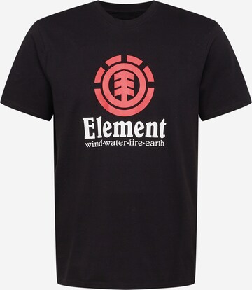 ELEMENT T-Shirt in Schwarz: predná strana