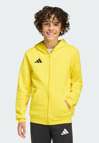 Veste de survêtement 'Entrada26' ADIDAS PERFORMANCE en jaune : devant