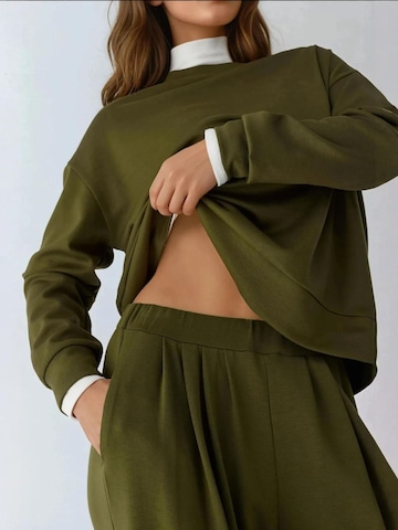 Wide leg Pantaloni di Hiccup in verde