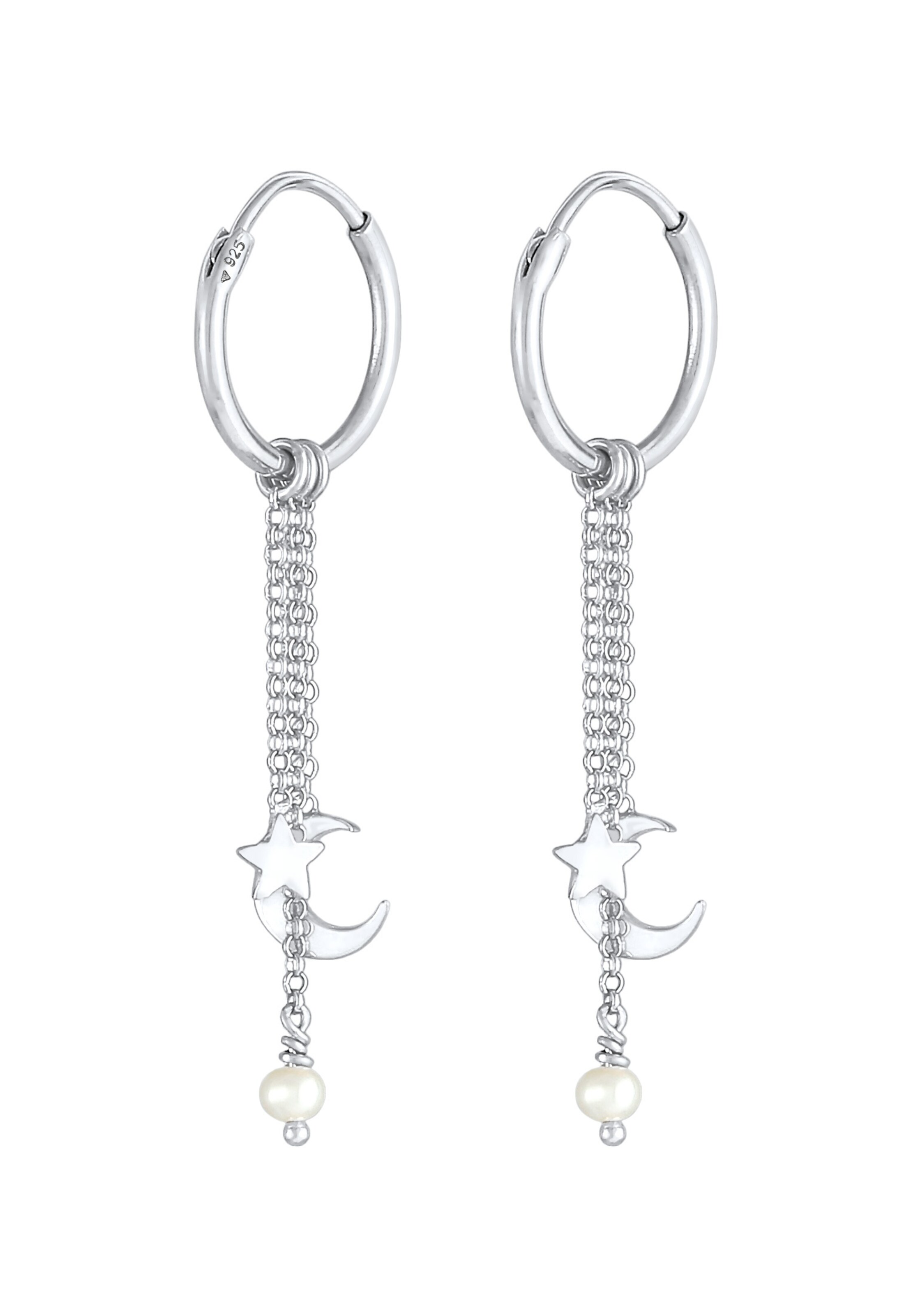 ELLI Earrings in Silver: front