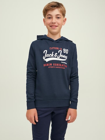 Jack & Jones Junior Majica | modra barva: sprednja stran