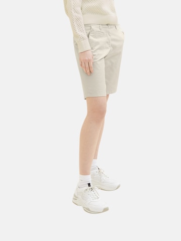 TOM TAILOR Regular Shorts in Beige