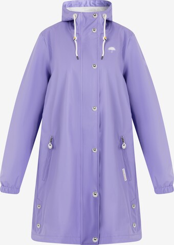 Schmuddelwedda Raincoat in Purple: front