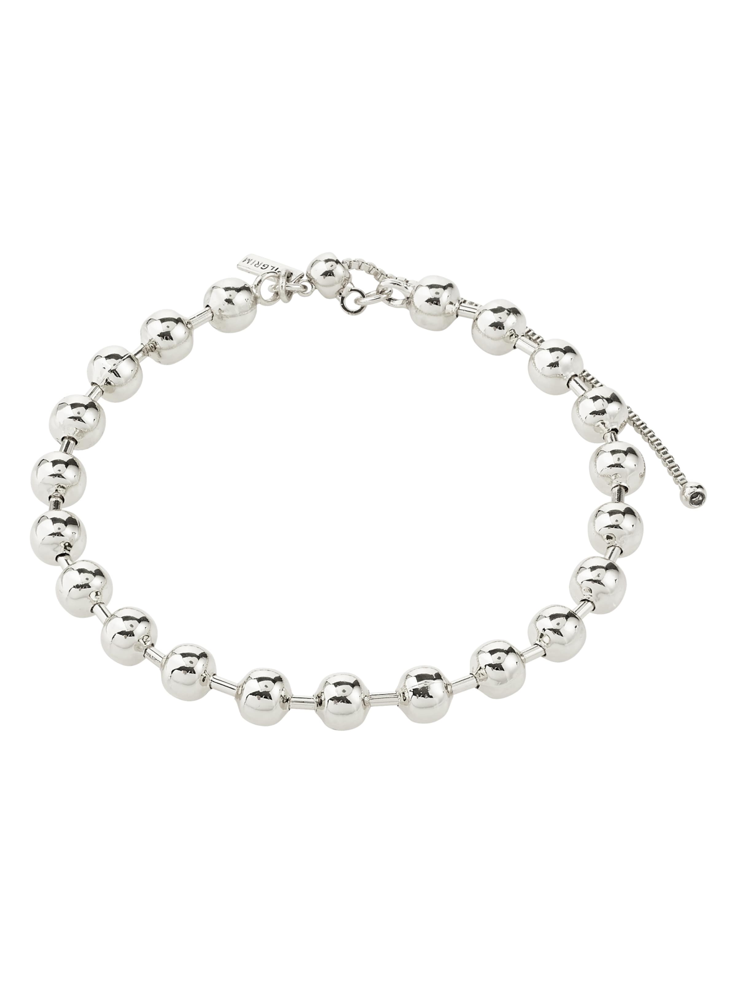 Pilgrim Bracelet 'Air' in Silver: front