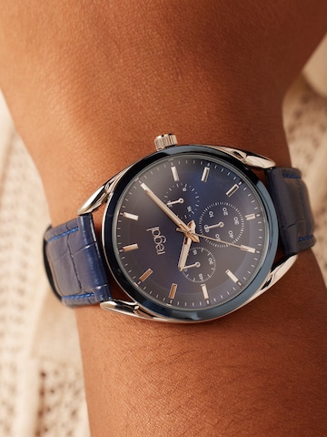 Montre à affichage analogique Lucardi en bleu