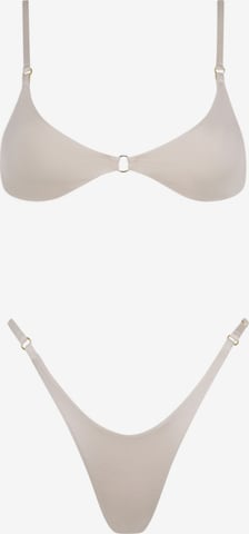 Acuarela Brand Triangen Bikini 'Bold' i vit: framsida
