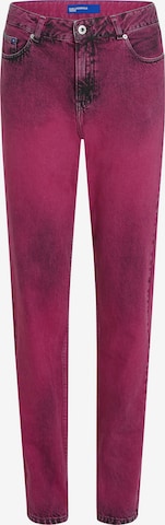 KARL LAGERFELD JEANS Tapered Farkut värissä vaaleanpunainen: etupuoli