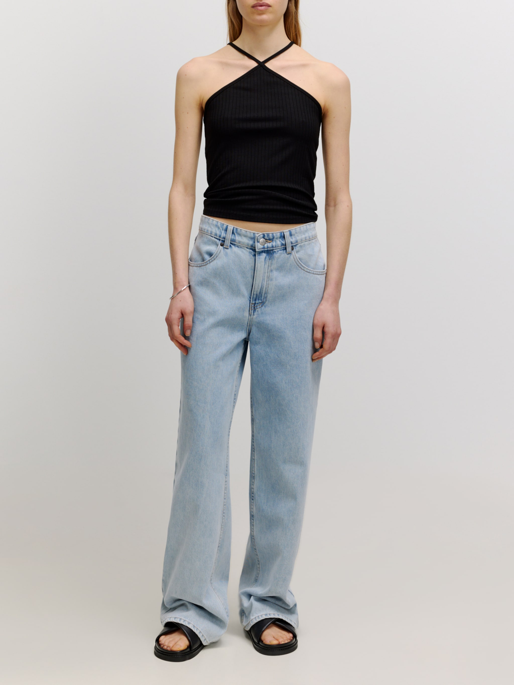 EDITED Producten Top 'Serafine' Zwart