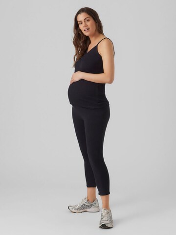 MAMALICIOUS Regular Leggings 'EMMA' in Schwarz