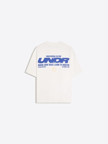 Bershka T-Shirt in Weiß