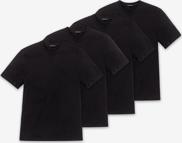 T-Shirt SCHIESSER en noir : devant