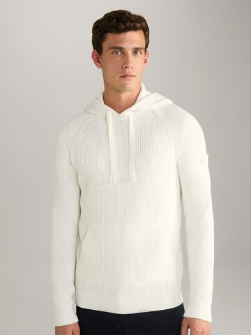 JOOP! Jeans Pullover 'Harri' in Weiß: Vorderseite