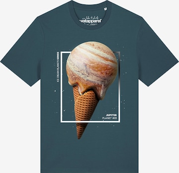 Watapparel Shirt 'Jupiter Planet' in Blauw: voorkant