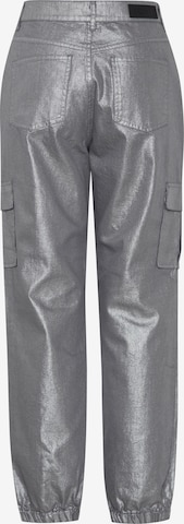 ICHI - Loosefit Pantalón vaquero cargo 'JOVIE' en gris