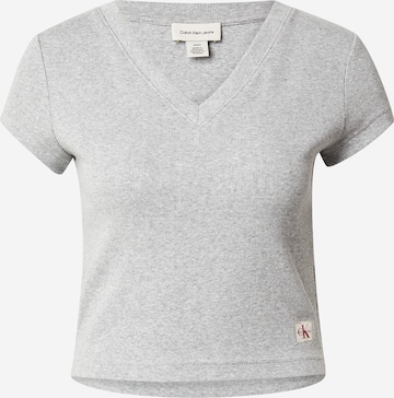Calvin Klein Jeans Футболка в Серый: спереди