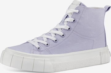 TAMARIS High-Top Sneakers in Purple: front