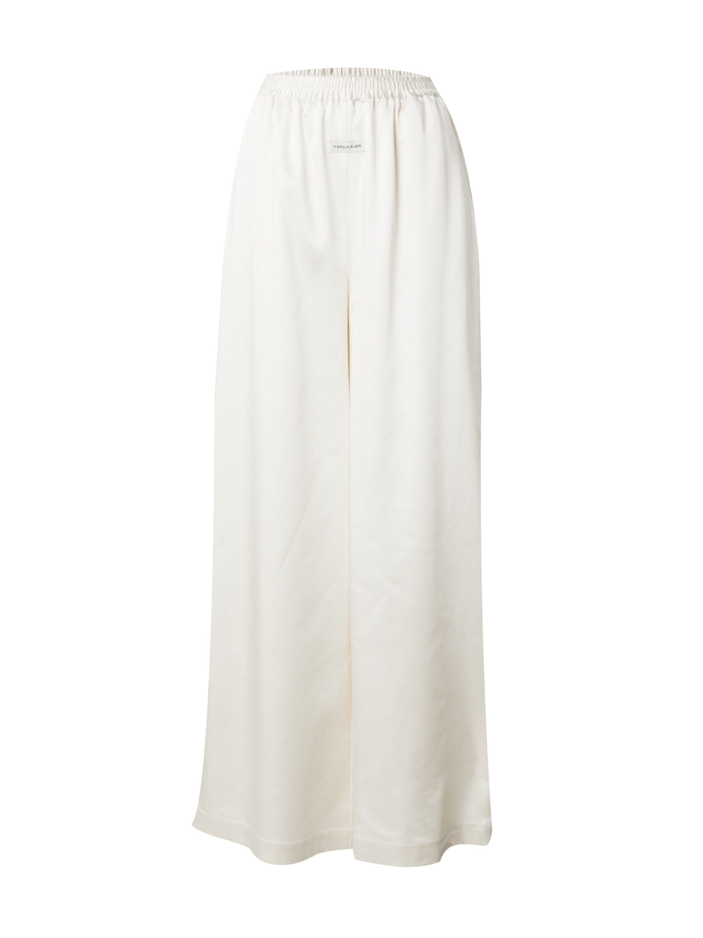 smėlio Karo Kauer Plačios klešnės Kelnės: priekis