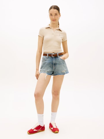 T-shirt Tommy Jeans en beige