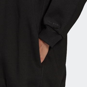 ADIDAS SPORTSWEAR Sportsweatshirt 'All Szn Fleece Long' in Schwarz