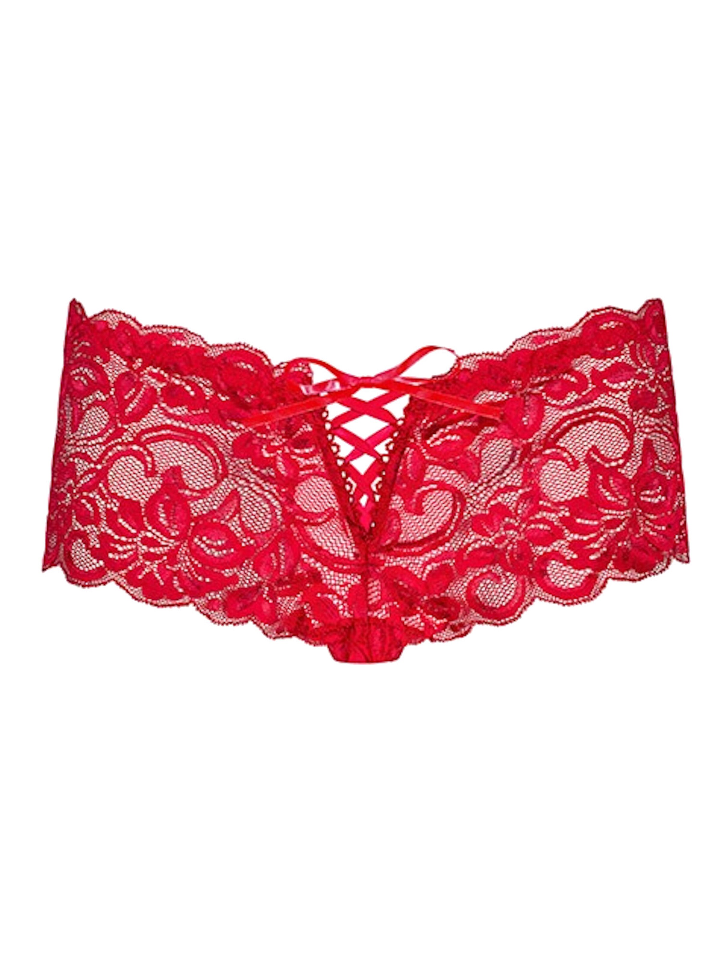 Obsessive Boyshorts 'Bloom Shorts' in Red: front