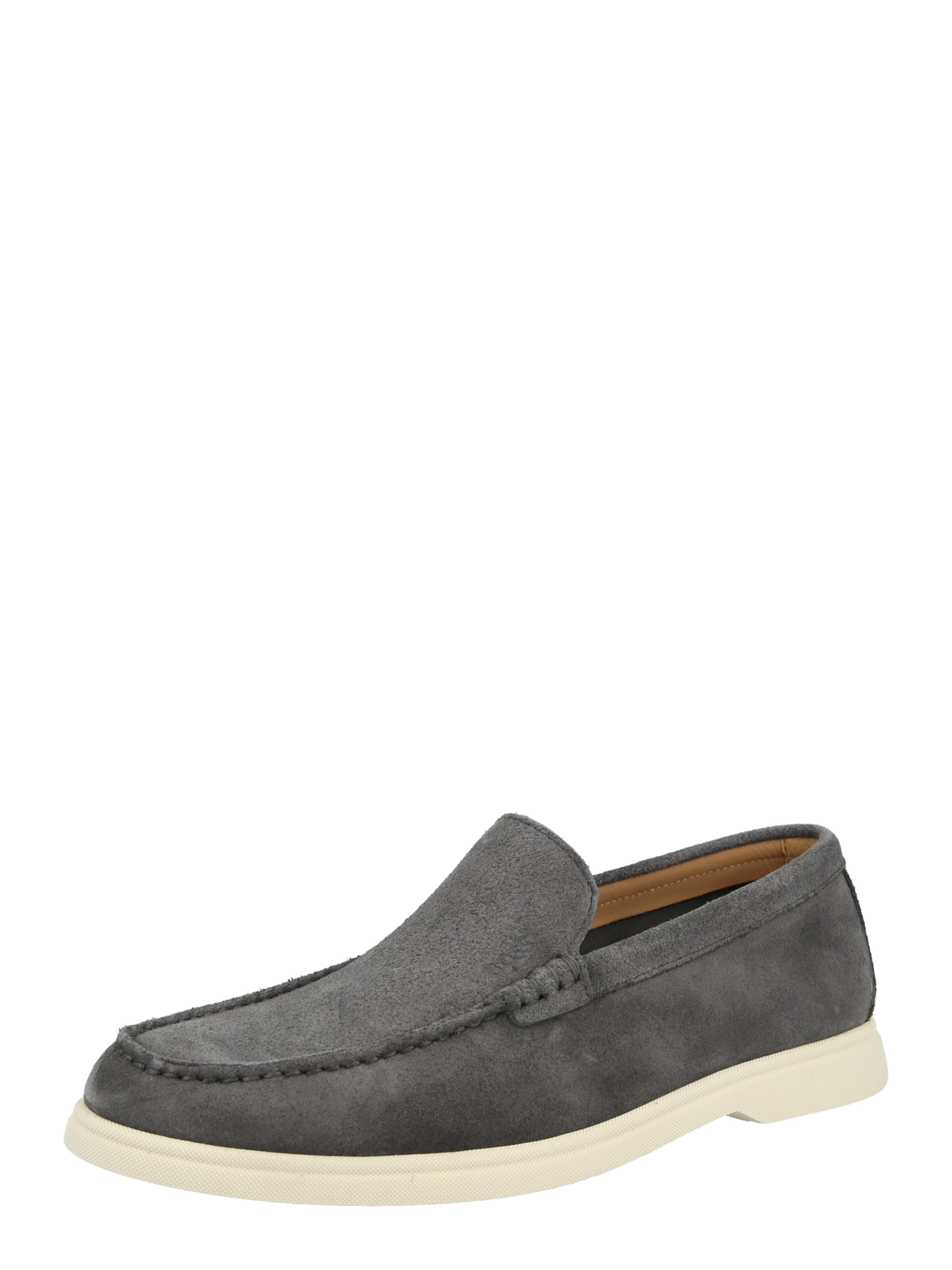 BOSS Moccasin 'Sienne' in Grey: front