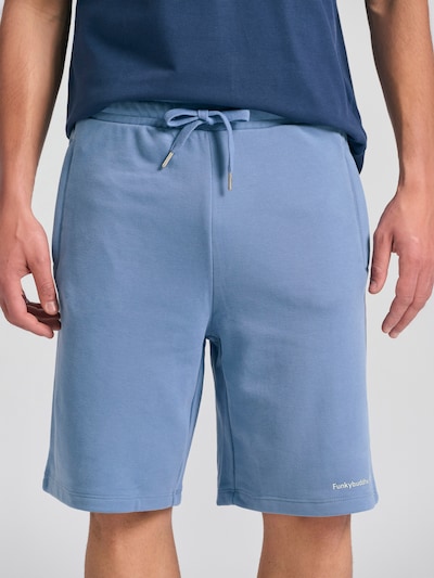 Funky Buddha Pantalon en bleu fumé, Vue avec produit