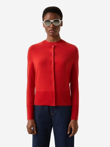 BOGNER Knit Cardigan 'Ilma' in Red: front