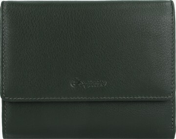 Esquire Wallet 'Viktoria' in Green: front