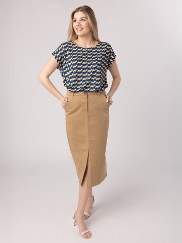 Jupe '7VS011' Quiosque en beige