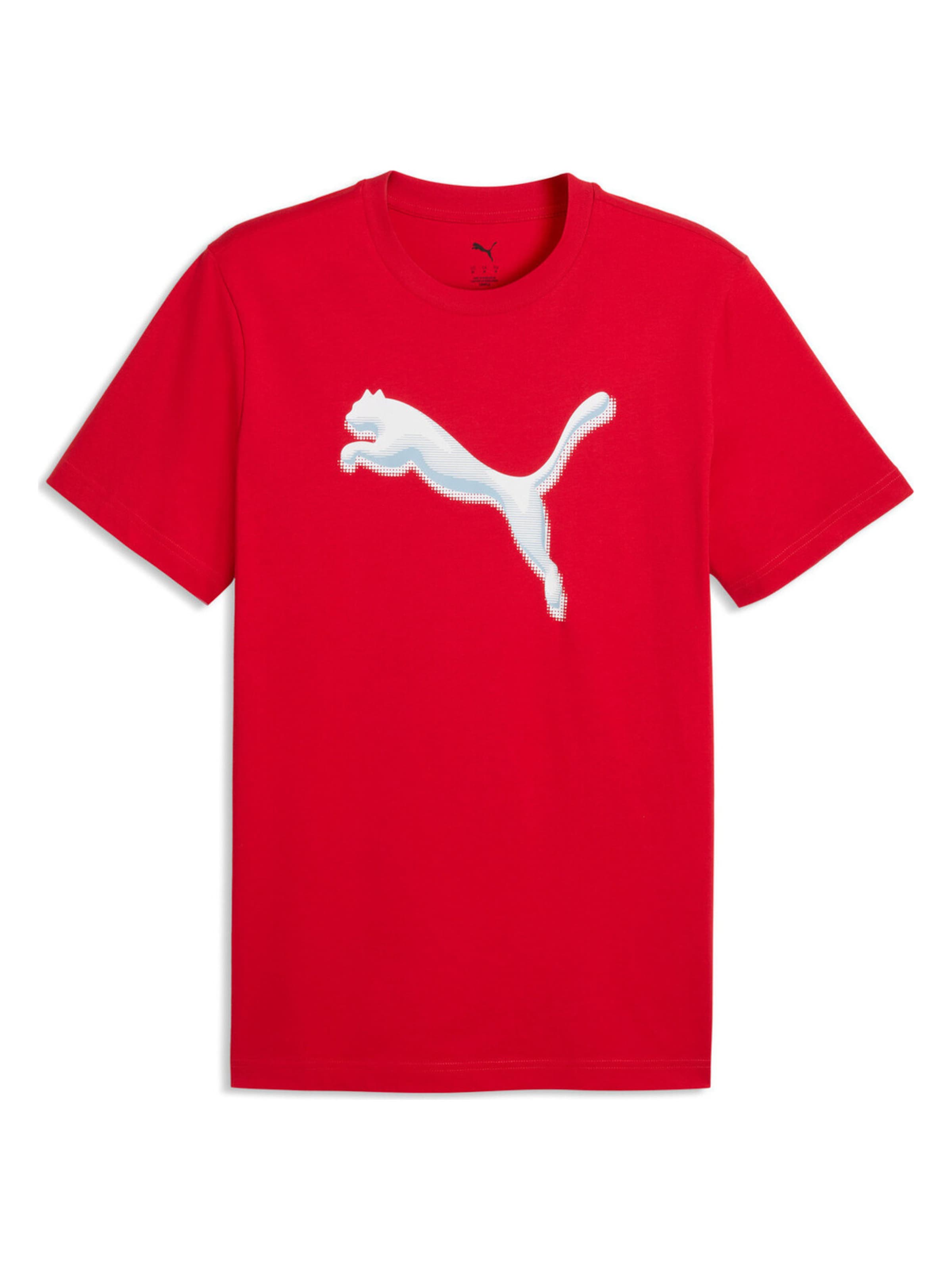 PUMA Shirt 'Puma Graphic Cat Logo Tee' in M in Red, Item view