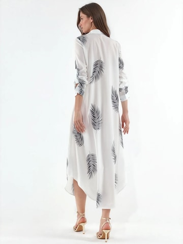Abito camicia di MSN Collection in bianco