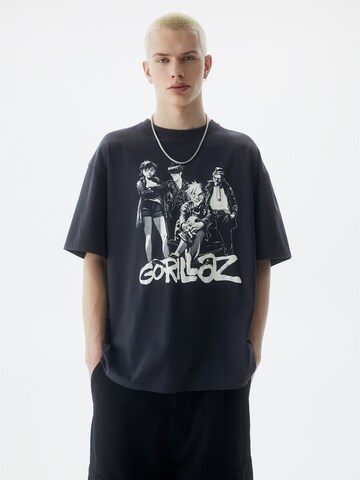 Pull&Bear Shirt in Black: front