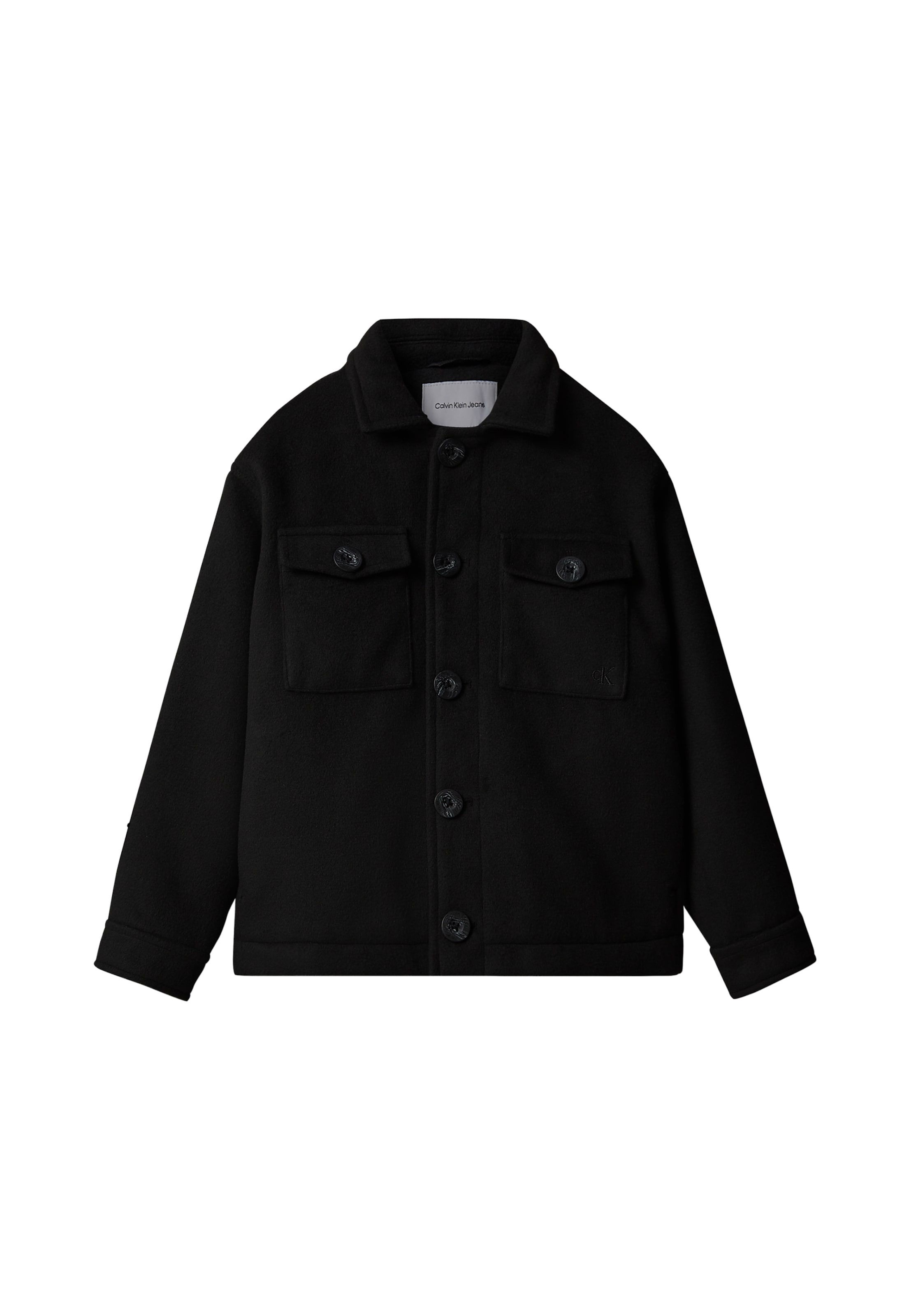 Calvin Klein Jeans Regular Jacke in Schwarz: Vorderseite