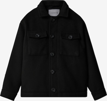 Calvin Klein Jeansregular Prijelazna jakna - crna boja: prednji dio