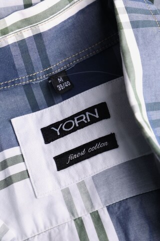 Yorn Button-down-Hemd M in Blau
