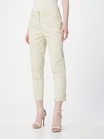 Slimfit Pantaloni con piega frontale di Sisley in beige: frontale