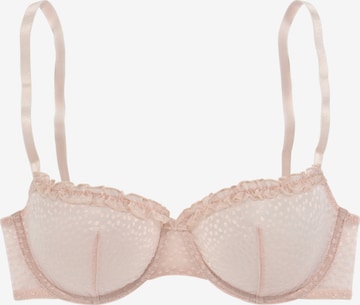 VIVANCE Balconette Bra in Pink: front