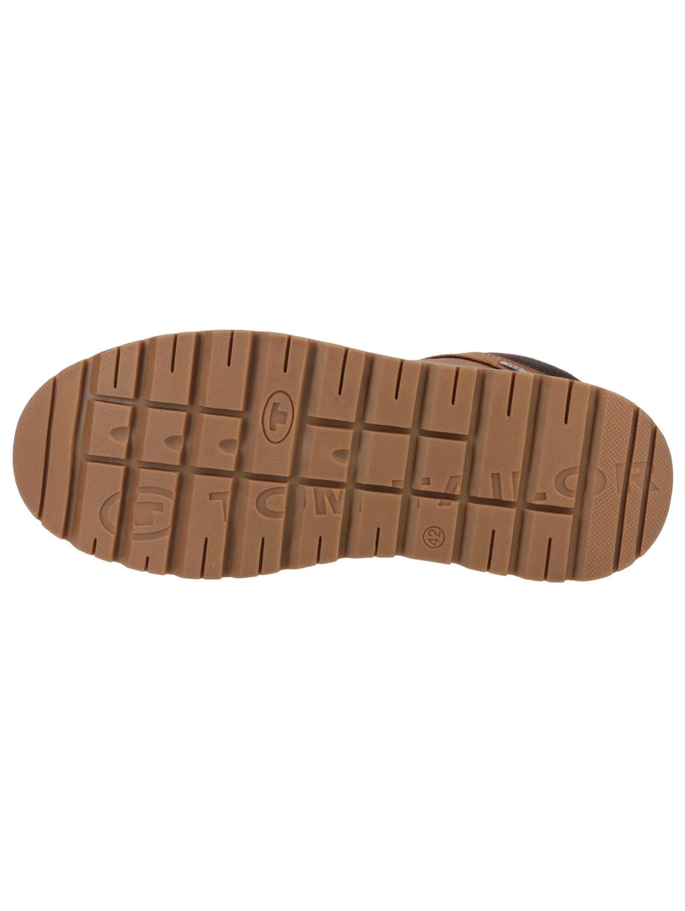 TOM TAILOR Lace-Up Boots in Brown