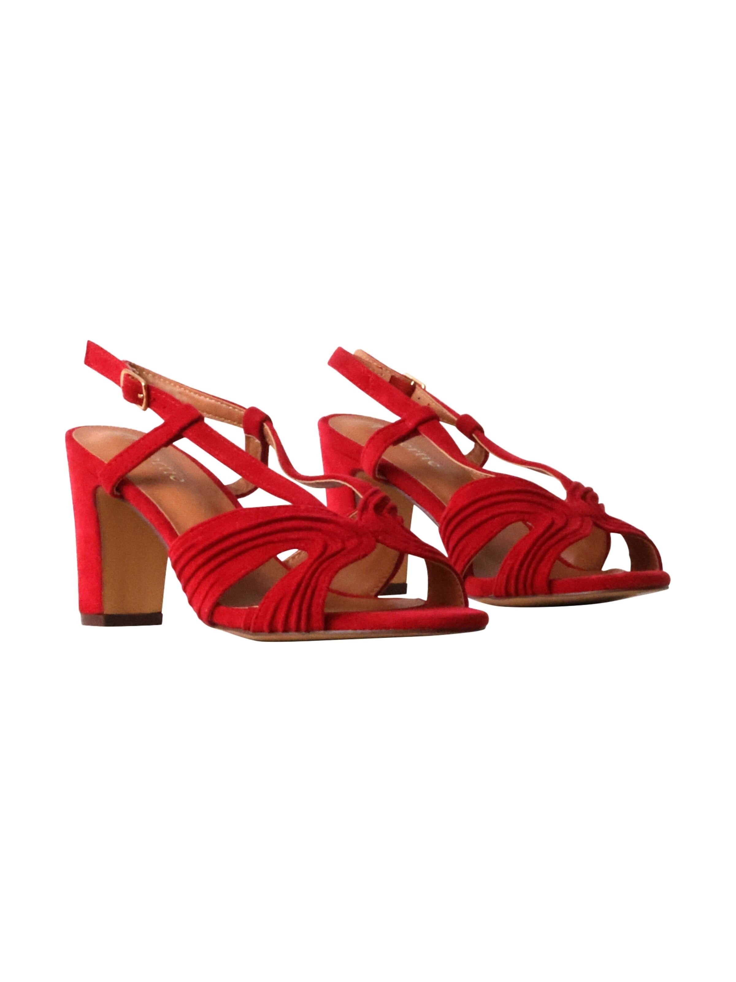 Sandales Super Mode en rouge