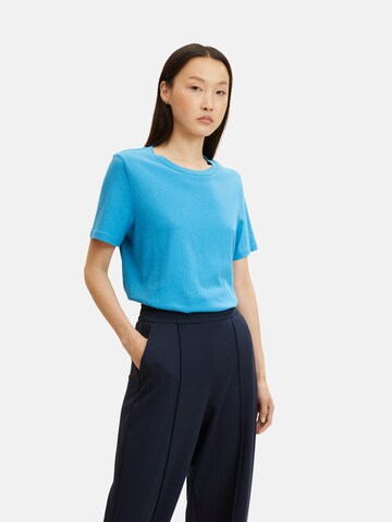 TOM TAILOR Shirt in Blue: front