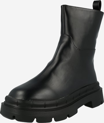 Public Desire Boots 'CAIA' in Black: front