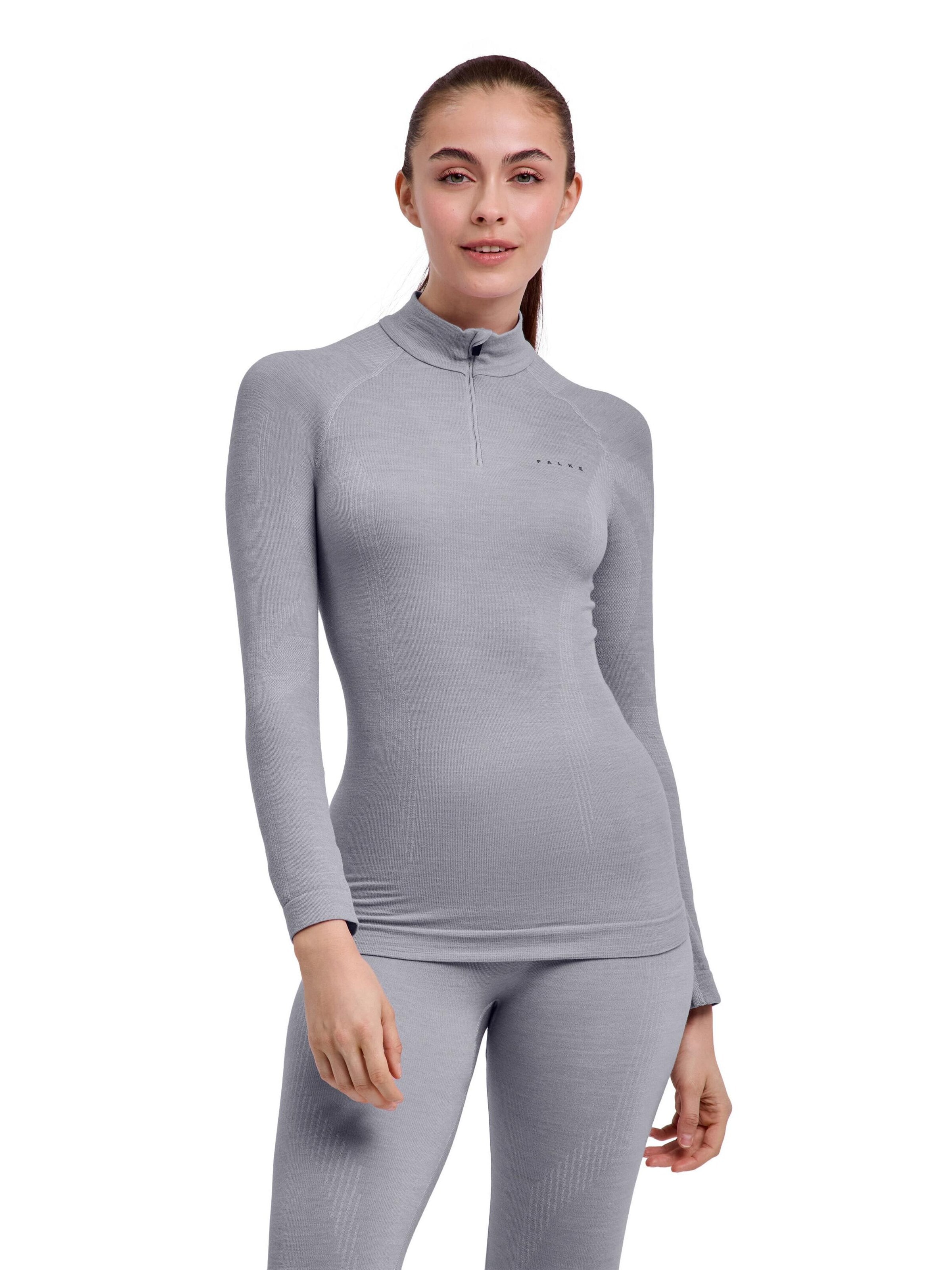 FALKE Base Layer in Grey: front