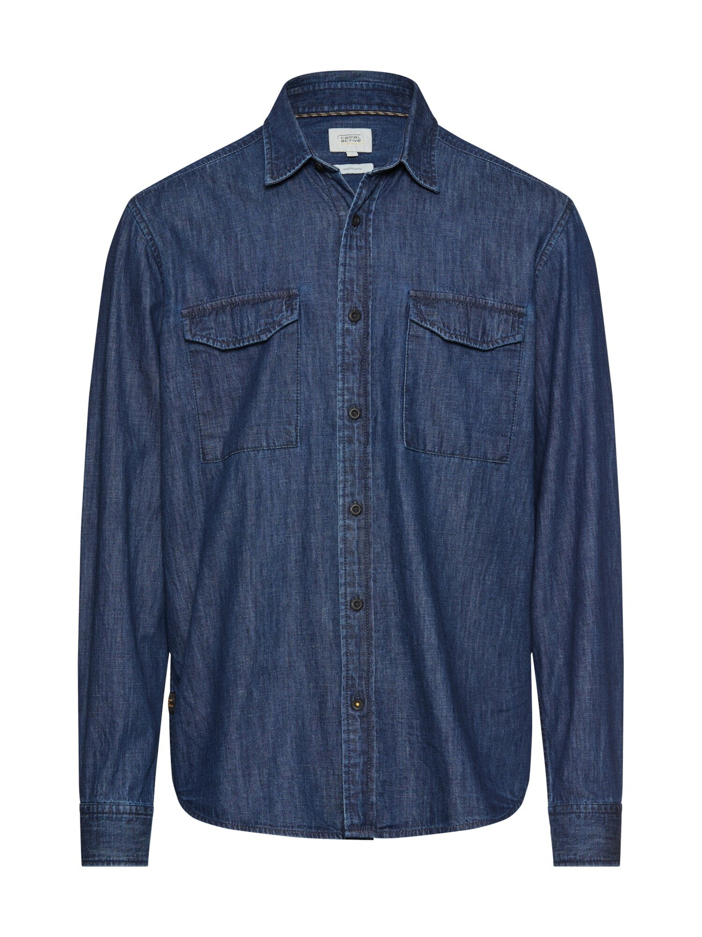 CAMEL ACTIVE Button Up Shirt in Dark blue, Item view