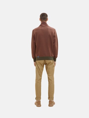 TOM TAILOR Sweatshirt i brun