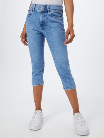 s.Oliver Slimfit Jeans in Blauw: voorkant