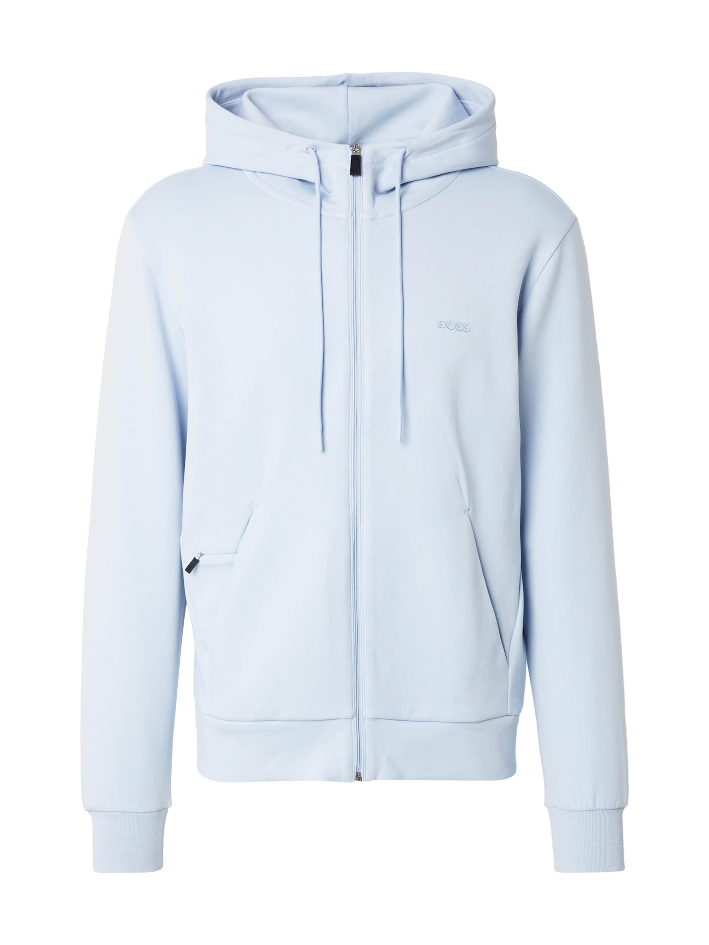 BOSS Sweat jacket 'Saggy' in Light blue, Item view
