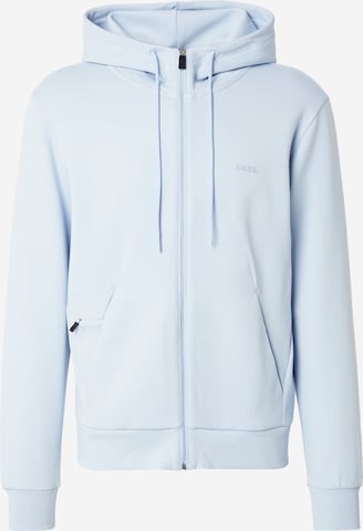 BOSS Green Collegetakki 'Saggy' värissä sininen: etupuoli