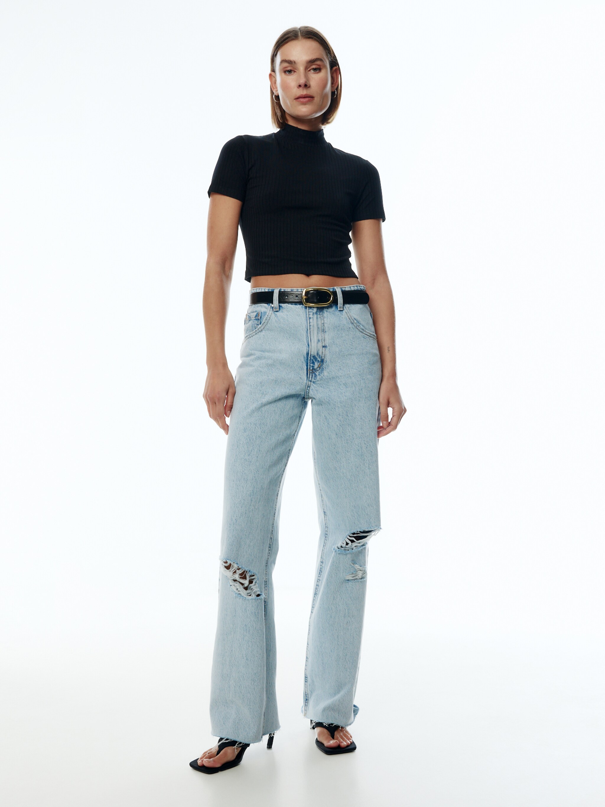 EDITED Produkte Shirt 'Kevina' schwarz