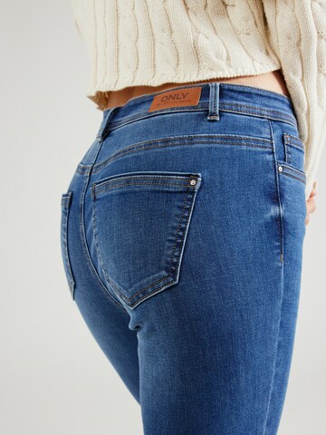 Coupe slim Jean 'WAUW' ONLY en bleu